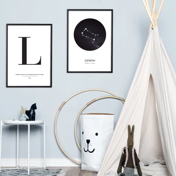 Letter L Poster (21x29.7 cm (A4))