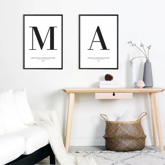 Letter S Poster (21x29.7 cm (A4))