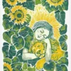 Lion Girl Canvastavla (30x40 cm)
