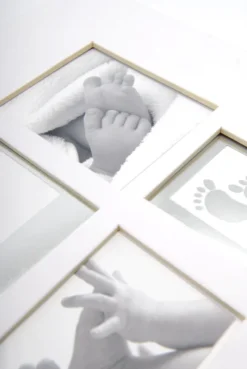 Little Foot Album Gråvit - 28x30,5 cm (60 Vita sidor / 30 blad)