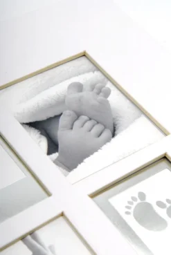 Little Foot Album Gråvit - 28x30,5 cm (60 Vita sidor / 30 blad)