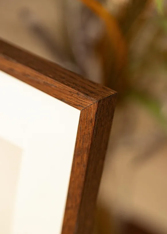 Massive Oak Dark Painted 21x30 cm
