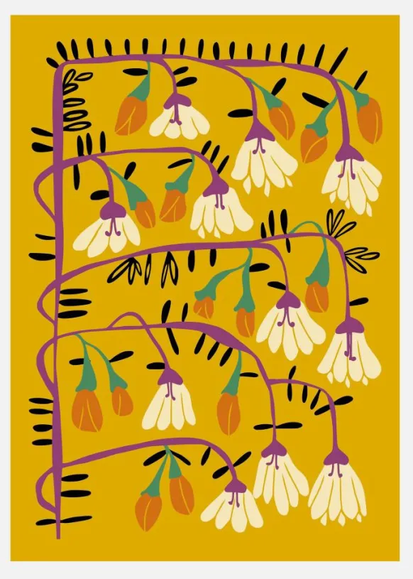 Matisse Expression Serenity Yellow Canvastavla (30x40 cm)