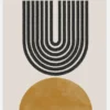 Mid Century Modern No1 Canvastavla (30x40 cm)