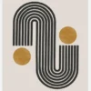 Mid Century No3 Canvastavla (30x40 cm)
