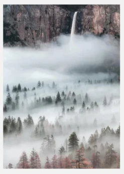 Mist Falls Canvastavla (30x40 cm)