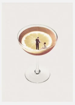 My Drink Needs A Drink Canvastavla (30x40 cm)