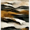 Ochre And Beige Mountains Canvastavla (30x40 cm)