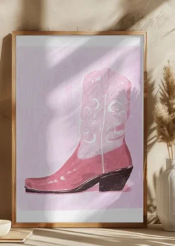 Pac Cowgirlboot Poster (21x29.7 cm (A4))