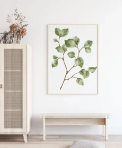 Painted Leaves Poster (21x29.7 cm (A4))