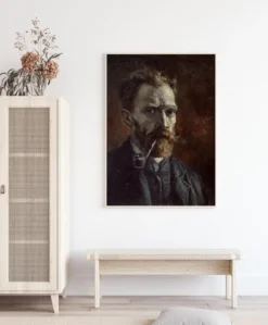Painted Man With Pipe Poster (21x29.7 cm (A4))