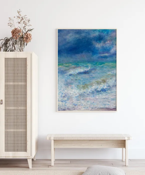 Painted Waves Poster (21x29.7 cm (A4))