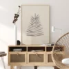 Palm Leaf Ink Poster (21x29.7 cm (A4))