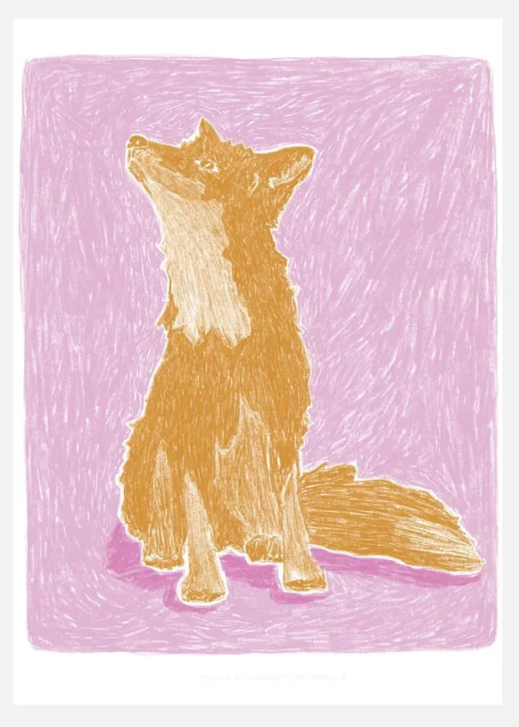 Pandc Littlefox Copy Canvastavla (30x40 cm)