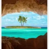 Paradise Canvastavla (30x40 cm)