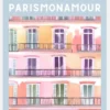 Paris Mon Amour Canvastavla (30x40 cm)