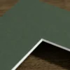Passepartout Forest Green (Vit kärna) 30x30 cm (19x19)