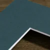 Passepartout Real Teal (Vit kärna) 50x70 cm (41x58,4 - A2)
