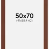 Passepartout Root Beer (Vit kärna) 50x70 cm (41x58,4 - A2)