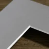 Passepartout Silver Metal (Vit kärna) 40x40 cm (29x29)