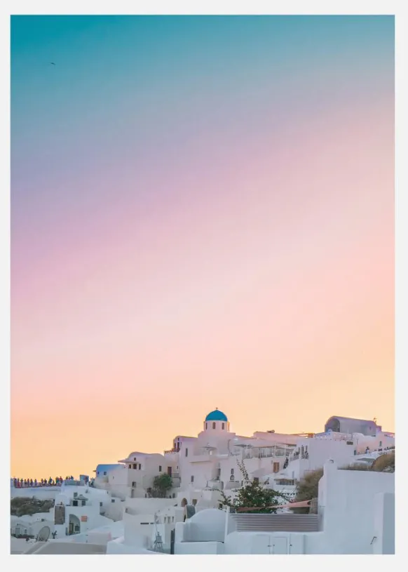 Pastel Sky Canvastavla (30x40 cm)