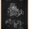 Patent Print - Photographic Camera - Black Poster (21x29.7 cm (A4))