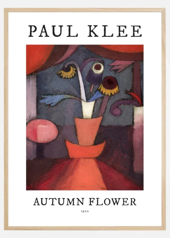Paul Klee - Autumn Flower 1922 Poster (21x29.7 cm (A4))