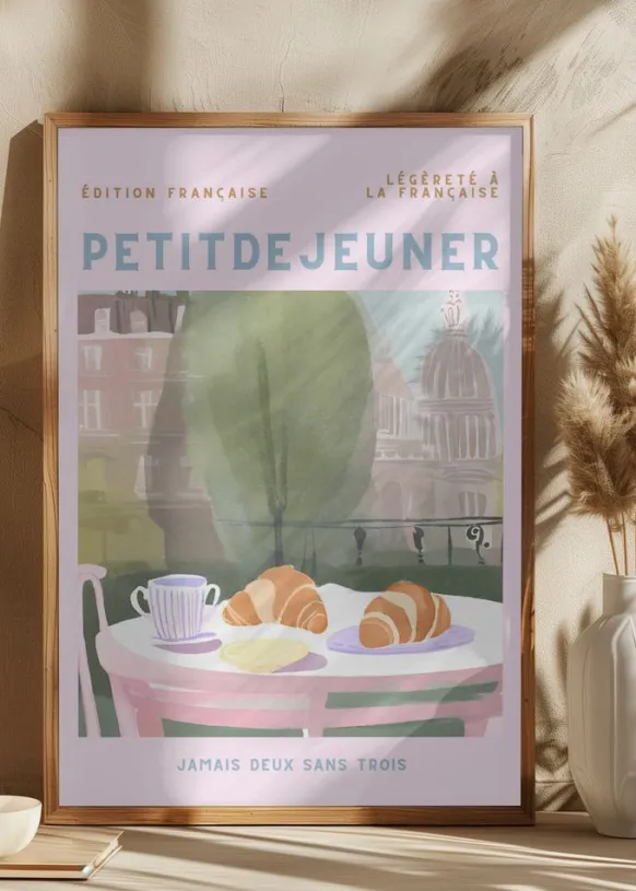 Petit Dejeuner Poster (21x29.7 cm (A4))