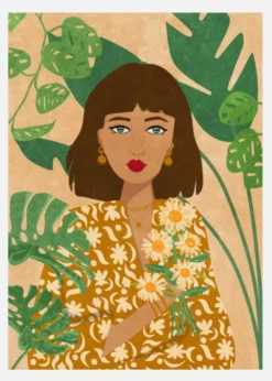 Plantlady Canvastavla (30x40 cm)