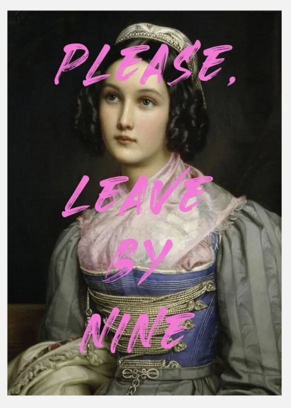 Please Canvastavla (30x40 cm)