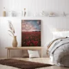Poppy Field In Sweden Poster (21x29.7 cm (A4))