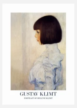 Portrait Of Helene Klimt (1898) Canvastavla (30x40 cm)