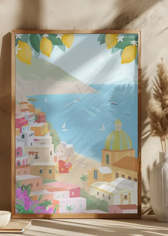 Positano Poster (21x29.7 cm (A4))