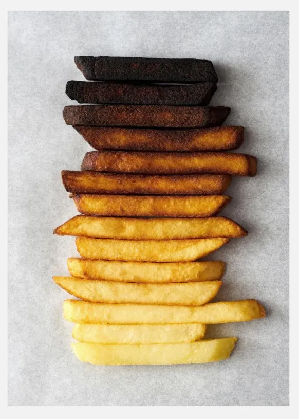 Potato Gradient Canvastavla (30x40 cm)