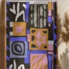 Purple Peru Pattern Poster (21x29.7 cm (A4))