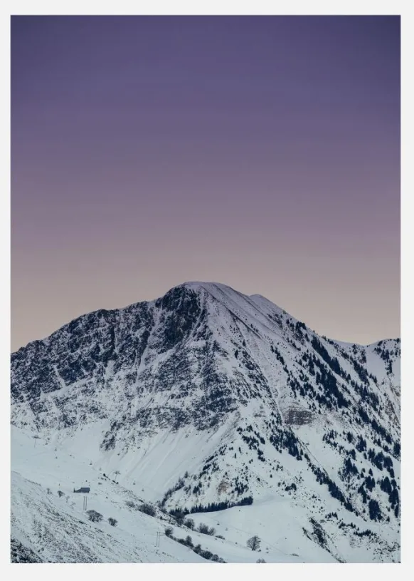 Purple Sky Canvastavla (30x40 cm)