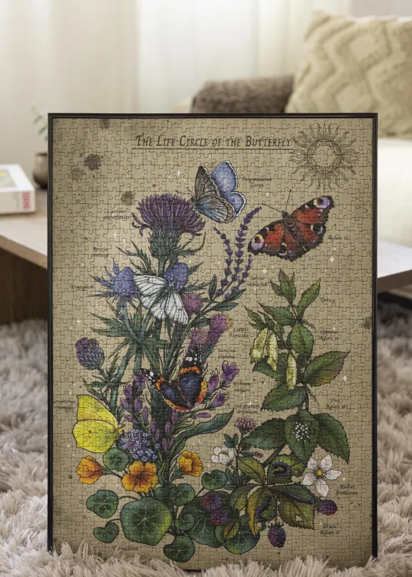 Pusselram Svart 70x100 cm