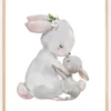 Rabbit Family Watercolor Poster (21x29.7 cm (A4))