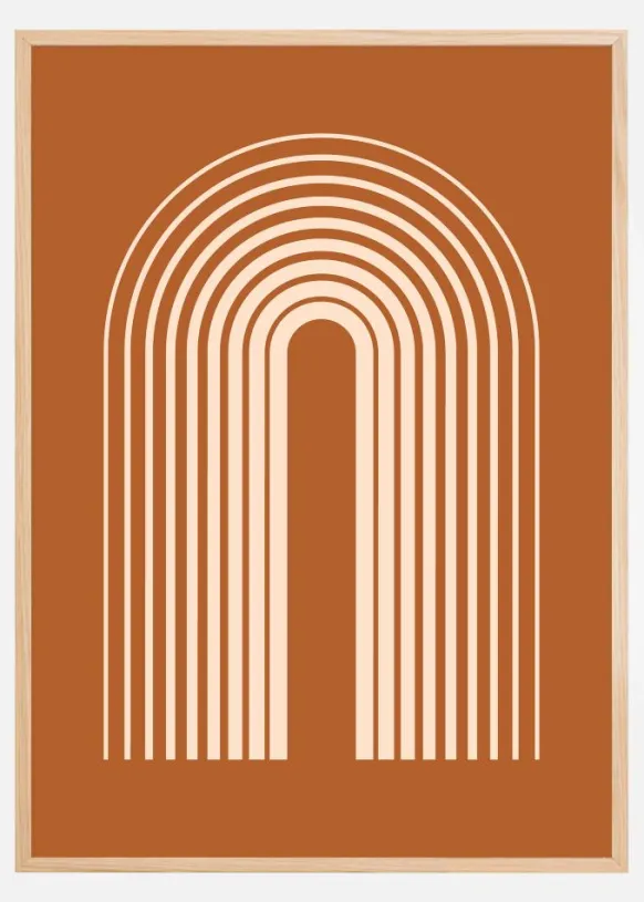 Rainbow No2 Poster (21x29.7 cm (A4))