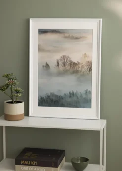 Ram Abisko Glas Vit 20x20 cm