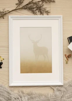 Ram Abisko Glas Vit 20x20 cm