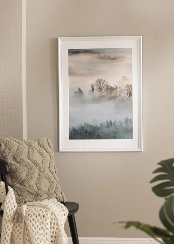 Ram Abisko Vit 35x50 cm