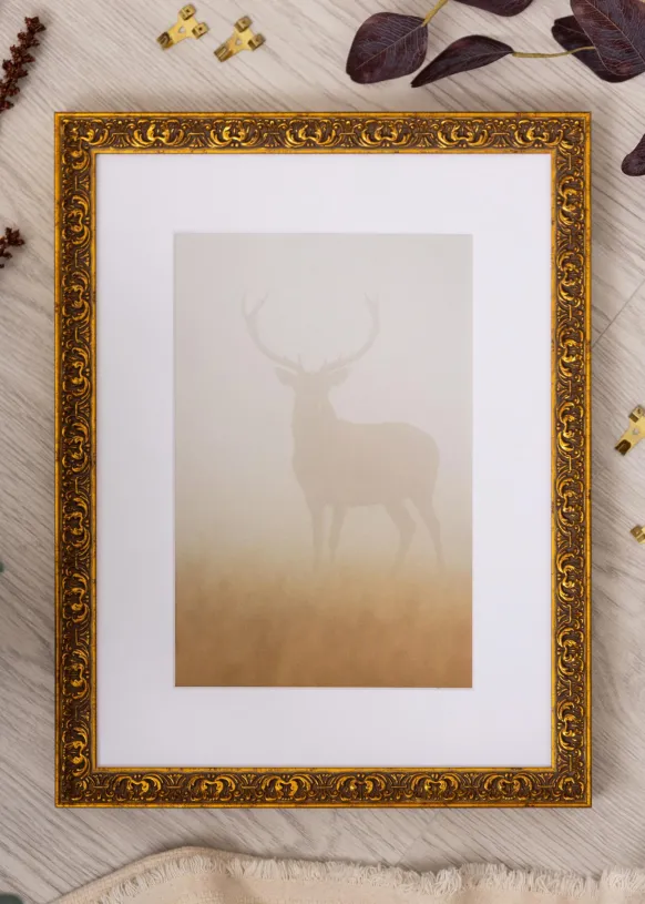 Ram Amber Guld 70x100 cm