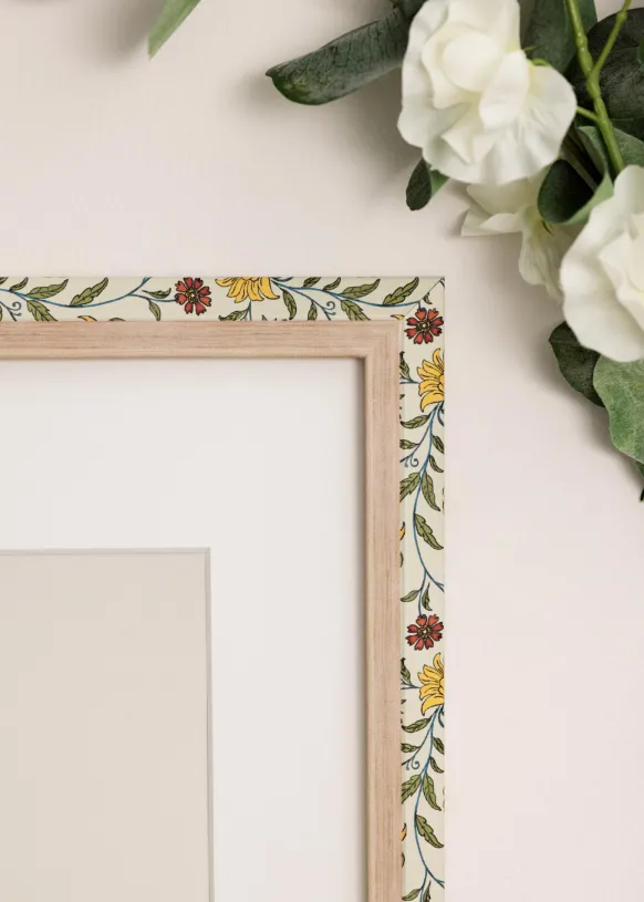 Ram Arco Blommig Ek 60x80 cm