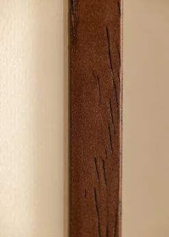 Ram Ares Teak 30x40 cm - Passepartout Vit 22x32 cm