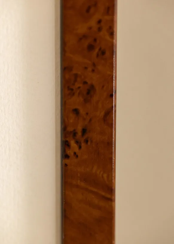 Ram Ares Valnöt 20x30 cm - Passepartout Vit 9x11 cm