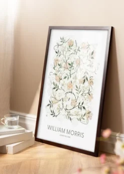 Ram BGA Classic Valnöt 50x70 cm - Dubbel Passepartout Vit 42x59,4 cm (A2)