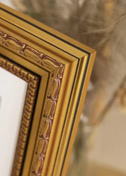 Ram Birka Premium Glas Guld 50x70 cm