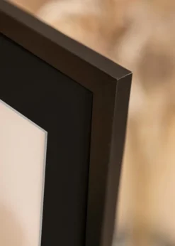 Ram Black Wood 30x40 cm - Passepartout Svart 8x12 inches