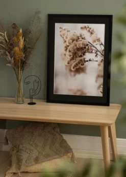 Ram Black Wood 60x100 cm - Passepartout Svart 40x80 cm